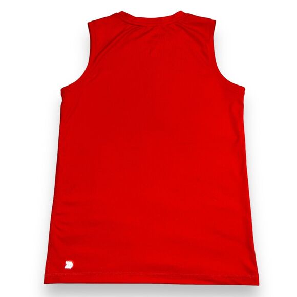 all in motion Boys Tank Top Shirt Sleeveless Athletic Summer Lightweight Red XL - Picture 4 of 6